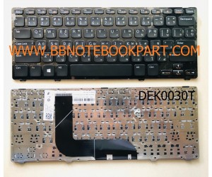 Dell Keyboard คีย์บอร์ด Inspiron N411Z 14Z-5423 14Z 5423   3360 1618l 13Z-5323 5323  / Vostro 3360 V3360  ภาษาไทย อังกฤษ